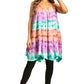 Sakkas Artemi Women's Casual Short Tie-dye Sleeveless Loose Tank Dress Cover-up