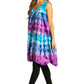 Sakkas Artemi Women's Casual Short Tie-dye Sleeveless Loose Tank Dress Cover-up