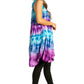 Sakkas Artemi Women's Casual Short Tie-dye Sleeveless Loose Tank Dress Cover-up