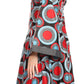 Sakkas Dolores Women's African Ankara Long Sleeve V neck Maxi Long Shirt Dress