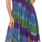 Sakkas Lecia Women's Spaghetti Strap Sleeveless Handkerchief Casual Boho Dress