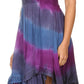 Sakkas Lecia Women's Spaghetti Strap Sleeveless Handkerchief Casual Boho Dress