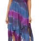 Sakkas Lecia Women's Spaghetti Strap Sleeveless Handkerchief Casual Boho Dress