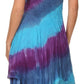 Sakkas Lecia Women's Spaghetti Strap Sleeveless Handkerchief Casual Boho Dress