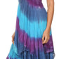 Sakkas Lecia Women's Spaghetti Strap Sleeveless Handkerchief Casual Boho Dress