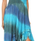 Sakkas Lecia Women's Spaghetti Strap Sleeveless Handkerchief Casual Boho Dress