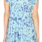 Sakkas Xoana Women's Casual Cap Sleeve V-neck Flare Loose Boho Swing Short Dress