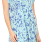 Sakkas Xoana Women's Casual Cap Sleeve V-neck Flare Loose Boho Swing Short Dress