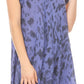 Sakkas Xoana Women's Casual Cap Sleeve V-neck Flare Loose Boho Swing Short Dress