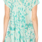 Sakkas Xoana Women's Casual Cap Sleeve V-neck Flare Loose Boho Swing Short Dress