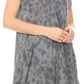 Sakkas Xoana Women's Casual Cap Sleeve V-neck Flare Loose Boho Swing Short Dress