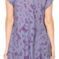 Sakkas Xoana Women's Casual Cap Sleeve V-neck Flare Loose Boho Swing Short Dress