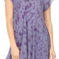 Sakkas Xoana Women's Casual Cap Sleeve V-neck Flare Loose Boho Swing Short Dress