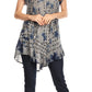 Sakkas Gilda Women's Summer Casual Short/ Long Sleeve Swing Dress Tunic Cover-up