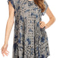 Sakkas Gilda Women's Summer Casual Short/ Long Sleeve Swing Dress Tunic Cover-up