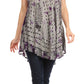 Sakkas Gilda Women's Summer Casual Short/ Long Sleeve Swing Dress Tunic Cover-up