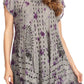 Sakkas Gilda Women's Summer Casual Short/ Long Sleeve Swing Dress Tunic Cover-up
