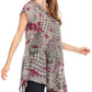Sakkas Gilda Women's Summer Casual Short/ Long Sleeve Swing Dress Tunic Cover-up