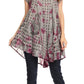 Sakkas Gilda Women's Summer Casual Short/ Long Sleeve Swing Dress Tunic Cover-up