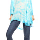 Sakkas Gilda Women's Summer Casual Short/ Long Sleeve Swing Dress Tunic Cover-up