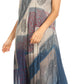 Sakkas Jonna Women's Short Sleeve Maxi Tie Dye Batik Long Casual Dress