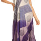 Sakkas Jonna Women's Short Sleeve Maxi Tie Dye Batik Long Casual Dress