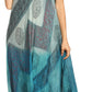 Sakkas Jonna Women's Short Sleeve Maxi Tie Dye Batik Long Casual Dress