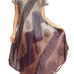 Sakkas Jonna Women's Short Sleeve Maxi Tie Dye Batik Long Casual Dress