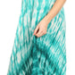 Sakkas Jonna Women's Short Sleeve Maxi Tie Dye Batik Long Casual Dress
