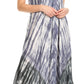 Sakkas Jonna Women's Short Sleeve Maxi Tie Dye Batik Long Casual Dress