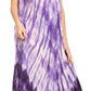 Sakkas Jonna Women's Short Sleeve Maxi Tie Dye Batik Long Casual Dress