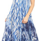 Sakkas Jonna Women's Short Sleeve Maxi Tie Dye Batik Long Casual Dress