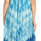 Sakkas Jonna Women's Short Sleeve Maxi Tie Dye Batik Long Casual Dress