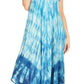 Sakkas Jonna Women's Short Sleeve Maxi Tie Dye Batik Long Casual Dress