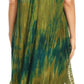 Sakkas Jonna Women's Short Sleeve Maxi Tie Dye Batik Long Casual Dress