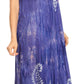 Sakkas Jonna Women's Short Sleeve Maxi Tie Dye Batik Long Casual Dress