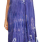 Sakkas Jonna Women's Short Sleeve Maxi Tie Dye Batik Long Casual Dress