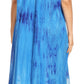 Sakkas Jonna Women's Short Sleeve Maxi Tie Dye Batik Long Casual Dress