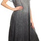 Sakkas Jonna Women's Short Sleeve Maxi Tie Dye Batik Long Casual Dress