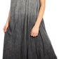 Sakkas Jonna Women's Short Sleeve Maxi Tie Dye Batik Long Casual Dress