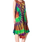 Sakkas Neja - Vestido maxi informal sin mangas holgado con teñido anudado para mujer