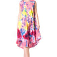 Sakkas Neja - Vestido maxi informal sin mangas holgado con teñido anudado para mujer
