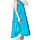 Sakkas Neja - Vestido maxi informal sin mangas holgado con teñido anudado para mujer