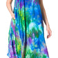 Sakkas Neja - Vestido maxi informal sin mangas holgado con teñido anudado para mujer