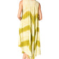 Sakkas Neja - Vestido maxi informal sin mangas holgado con teñido anudado para mujer