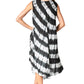Sakkas Neja - Vestido maxi informal sin mangas holgado con teñido anudado para mujer