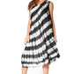Sakkas Neja - Vestido maxi informal sin mangas holgado con teñido anudado para mujer