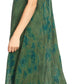 Sakkas Irene Women's Casual Tie-dye Maxi Summer Sleeveless Loose Fit Tank Dress