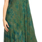 Sakkas Irene Women's Casual Tie-dye Maxi Summer Sleeveless Loose Fit Tank Dress