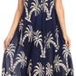 Sakkas Irene Women's Casual Tie-dye Maxi Summer Sleeveless Loose Fit Tank Dress